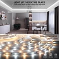 thumbnail image 4 of Tira de luces LED Wefomey de 100 pies, regulables, 2700 K-6500 K con control remoto, 4 of 9