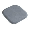 thumbnail image 6 of Alexis Memory Foam No Slip Back 16 x 16 Chair Pad Cushion 2 Pack - Blue-Gray, 6 of 7