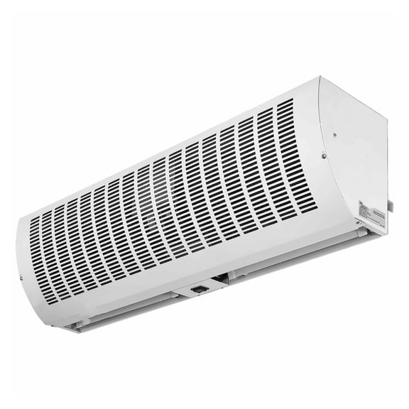 36" Commercial Air Curtain 1200 CFM - Indoor Door Fan 2 Speed, Wall Mount, Heavy Duty, 110V Unheated, Limit Switch, Easy Install