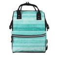 thumbnail image 1 of Easygdp Teal Turquoise para Bolsa de Bebé de Gran Capacidad con Múltiples Bolsillos, Bolsa de Pañales para Padres, Bolsa de Viaje Organizada y Elegante, 1 of 6