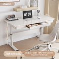 thumbnail image 1 of Reception Keyboard Office Desks Vanity Lifting Laptop White Office Desks Writing Executive Scrivania Con Cassetti Room Furniture My Lux Decor Round, 1 of 33
