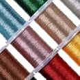 thumbnail image 3 of 10 piezas de algodón colorido, nailon, nudo chino, hilo de coser, alambre de joyería, manualidades, alambre para abalorios, anudado, hilo de coser, suministros de macramé, 0,3mm, 3 of 5