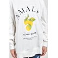 thumbnail image 4 of Sudadera Oversize Amalfi Roman Fashion /Juvenil, 3846 (Blanco) blanco M, 4 of 5