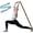 Blue, variant on Fitness Resistance Band for Stretching and Yoga, Number Stretch Resistance Band with Clear Markings, 8-Section Elastic Training Bands