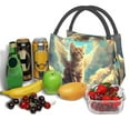 thumbnail image 3 of Lukts Sac à Lunch Motif Chat Mignon pour Hommes Femmes Boîte à Lunch Isolée Mini Sac à Lunch Portable Sac Isotherme Réutilisable, 3 of 6
