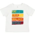 thumbnail image 3 of Inktastic Drag Racing Eat Sleep Drag Race Repeat Boys or Girls Toddler T-Shirt, 3 of 5