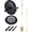 Matte Black, variant on Universal Bath Tub Drain Linkage Assembly with Trip Lever and Strainer Done Cove, Bathtub Drain Kit, Fit for Trip Lever Bath Tub Waste and Overflow Draining(Polished Brass)