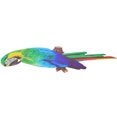 thumbnail image 4 of Realistic Hanging Toucan Bird Craft for Home Decoration Iron Green Lively Design 7 Inch, 4 of 9
