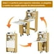 thumbnail image 2 of Mesa Escritorio Comedor Plegable para 4 Personas con Gabinete Multifuncional para Cocina o Comedor, 2 of 9