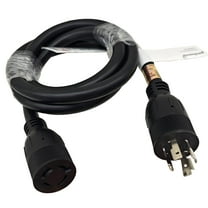 Parkworld 79131 Generator 4-Prong 20 AMP NEMA L14-20 Extension Cord (6 Feet)
