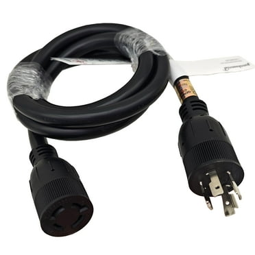 Parkworld 79131 Generator 4-Prong 20 AMP NEMA L14-20 Extension Cord (6 Feet)