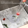 thumbnail image 3 of Advancent Cubierta de filtro de lavabo para fregadero de cocina y oficina en casa, colador de silicona para el pelo, tapón de drenaje Juegos de accesorios de baño Gris, 3 of 6