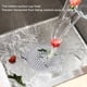 thumbnail image 3 of Advancent Cubierta de filtro de lavabo para fregadero de cocina y oficina en casa, colador de silicona para el pelo, tapón de drenaje Juegos de accesorios de baño Gris, 3 of 6