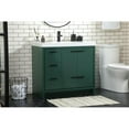 thumbnail image 2 of Elegant Lighting Vf46036m Wyatt 36" Free Standing Single Basin Vanity Set - Green, 2 of 8