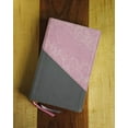 thumbnail image 3 of Niv, Personal Size Bible, Large Print, Leathersoft, Pink/Gray, Red Letter, Thumb Indexed, Comfort Print, (Hardcover), 3 of 4