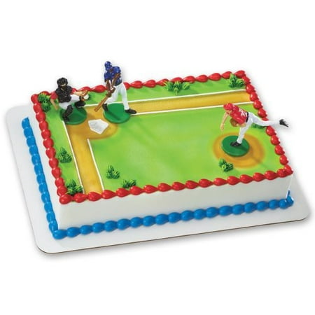  Baseball  Batter Up DecoSet Cake Decoration Walmart  com