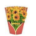 thumbnail image 7 of LEUCHTAMOR Paper Pop Up Cards,Sunflowers,11 Inch Life Sized Forever Flower Bouquet 3D Popup Greeting Cards, Birthday Gift Cards, Best Friend Gift with Note Card and Envelope, 7 of 7
