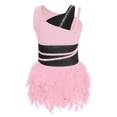 thumbnail image 4 of Choomomo Kids Girls Ballet Dance Tutu Dress Latin Dance Leotard Hip Hop Jazz Performance Outfits Bodysuit Pink 14, 4 of 5
