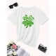 thumbnail image 3 of St. Patrick'S Day, Four-Leaf Clover, Luck, Holiday Gifts, St. Patrick'S Themed Donations, Unique Patterns, New Women'S Round-Neck Casual Sports Comfortable T-Shirt., 3 of 8