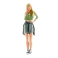 thumbnail image 1 of 1/64 Scale Painted Resin People Figures Woman Scene Model Railway Green Sports Woman, 1 of 8
