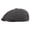 Black, variant on Men Women Retro Octagonal Canvas Newsboy Hat Gatsby Peaked Cabbie Baker Beret Flat Hat