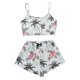 thumbnail image 1 of Conjunto de pijama con estampado de mariposa para mujer, ropa de dormir Sexy de talla grande, traje de Casa de 2 piezas, lencería para estar por casa, camisón de verano, 1 of 4
