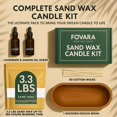 thumbnail image 2 of Kit de velas de arena de cera Fovara, velas de arena perlada, 1.5 kg, 2 of 9