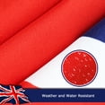 thumbnail image 6 of UK United Kingdom Flag, 400D Heavy Duty Polyester, Double-Sided Printing, Quadruple Stitched Fly Hem, Fade Resistant, 2 Brass Grommets, National Flag of UK for Home Outdoor, 6 of 9