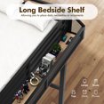 thumbnail image 5 of Aukfa Queen Metal Loft Bed with Storage Stairs, Shelves, Wardrobe, USB Ports & LED Lights, Heavy-Duty Bed Frame for Adults & Kids, Black, 5 of 8