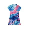 thumbnail image 5 of CCRFTGI Polo Dress for Kids Girls Size 10-12 Back To School Uniform Casual Hawaiian Tropic Pleated Flare Skater Polo Dresses Summer Button-Down Collar Pique Polo Dress Royal Blue 7-8 Years, 5 of 5