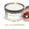 thumbnail image 5 of Magnificent 101 Long-Lasting Sage+Lavender Aromatherapy Smudge Candle | 6 Oz - 35-Hour Burn | Made of Soy Wax, Sage & Lavender | House Energy Cleansing & Manifestation, 5 of 7