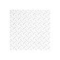 thumbnail image 1 of FASÄDE Easy Installation Diamond Plate Gloss White Wall Panel Sample (12" X 12" Sample), 1 of 1