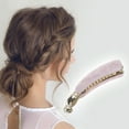 thumbnail image 2 of Unique Bargains Fashion Banana Clip Hairdo Clip 1 Pc Pink, 2 of 5