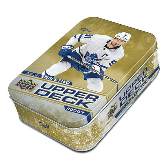 2020-21 Upper Deck Series 2 NHL Hockey Tin | 1 Exclusive O-Pee-Chee Glossy Rookies Bonus Pack