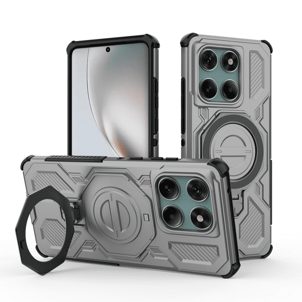 Funda GANGXUN para Motorola Edge 60 Fusion 5G , magnética, ligera, soporte 360°, antigolpes