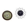thumbnail image 5 of Wall Clock Hanging Clock Decorative Clock Singing Bird Flower Shaped for Living Room Bedroom Home Decor, 5 of 7