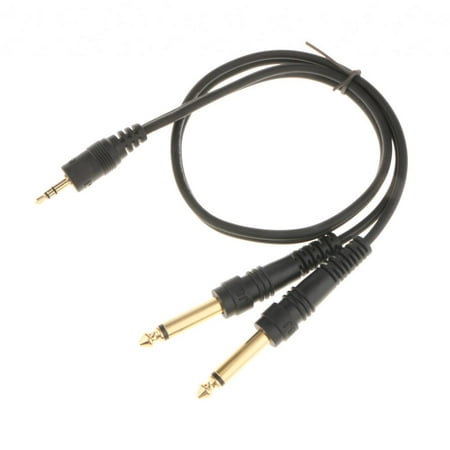 Lovoski 3mm to Dual 5mm Male to Male Audio Adapter Cable meter 