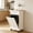 White, variant on JassmiPkwy Trash Cabinet Tilt-Out,10 Gallon Farmhouse Laundry Hamper Cabinet w/1 Drawers,Hidden Wooden Trash Can Cabinets with Storage Basket for Kitchen-Balck