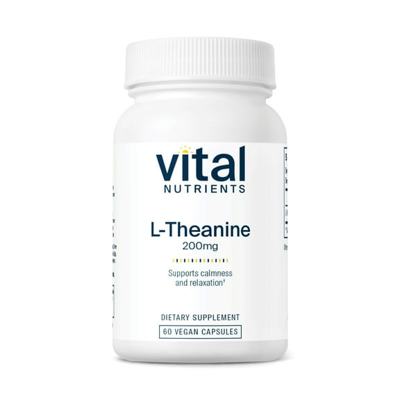 Vital Nutrients L-Theanine 60 Capsules