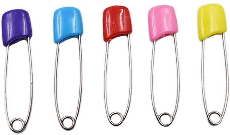 20Pcs Baby Infant Child Cloth Nappy Diaper Pins Safety Locking Holder Colorful 
