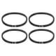 thumbnail image 1 of Uxcell 4 paquetes 3L150 Correa en V de caucho envuelta clásica, 15" (381mm) Circunferencia exterior, Correa en V perfil 3L 3/8" Ancho 7/32" Altura, 1 of 6