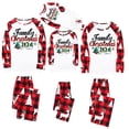 thumbnail image 4 of Nmnitkp Christmas Pajamas for Family Add Festive Atmosphere Family Christmas Pajamas Matching Sets PJ's Sleepwear Printed Top and Plaid Pants with Pockets Family Christmas Pajamas Matching Sets, 4 of 8