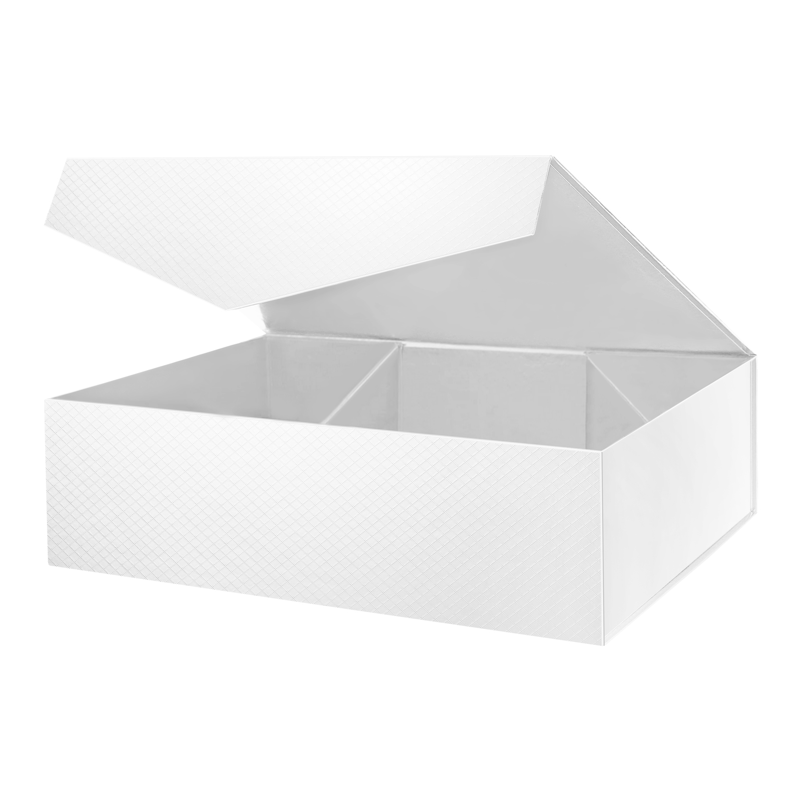 Extra Large Gift Box with Lid, 16.3x14.2x5 Inches, White