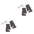 thumbnail image 3 of Matsuzay Guantes eléctricos calefactables, manoplas térmicas de doble cara, recargables, temperatura ajustable, calentador de concha para Gris 2piezas, 3 of 6