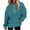 Sky Blue, variant on Women's Polka Dot Print Drawstring Hooded Sweatshirt with Pocket, Soft Breathable Long Sleeve Casual Pullover for Spring Autumn Streetwear, Beach Vacations and Daily Fashion Blue L