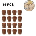 thumbnail image 2 of Protectores de patas de silla 16 PCS Protectores de piso de patas de silla de silicona con almohadillas de fieltro indivisibles, mueva los muebles silenciosamente y proteja sus pisos contra rasguños Fokelyi 221109-2, 2 of 9
