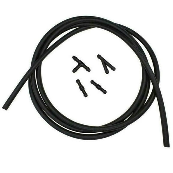 1M Car Windshield Wiper Washer Jet Tube Pipe Hose Connectors T for Nozzle Pump