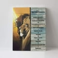 thumbnail image 2 of Ten Commandments 10 Commandments Wall Art Judas Lion Wall Art Christian Religious Painting Decorative For Prayer Room Bedroom Living Room Framed 12"X16", 2 of 6