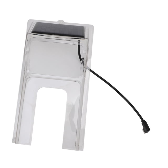 Cubierta de Timbre, Cubierta de Lluvia de Timbre Con Energía Solar Transparente Fácil de Instalar para Villa de Hogar