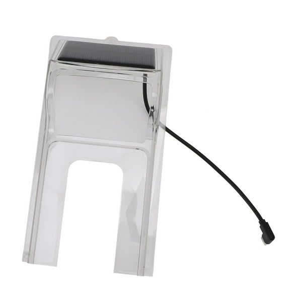Cubierta de Timbre, Cubierta de Lluvia de Timbre Con Energía Solar Transparente Fácil de Instalar para Villa de Hogar